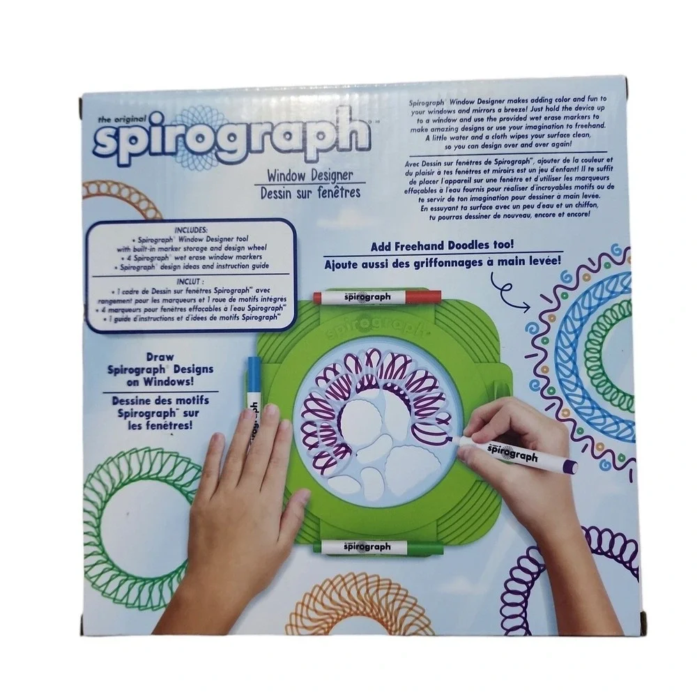 Spirograph Window Designer Kit Make Countless Window Designs Ages 7+ - Picture 2 of 4